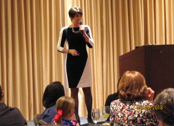 Talking at West Texas Writer's Academy.